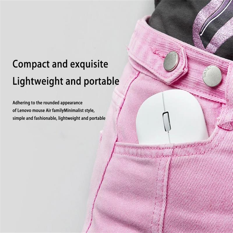 Lenovo Xiaoxin Air Handle Wireless Silent Mouse Portable Office Very Long Endurance 4-speed DPI Adjustable