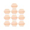 Hexagonal Wooden Block, Unfinished Wooden Cutout Shape, 10 Pieces, 1 X 10 Cm, Wooden Slice, Name Tag.