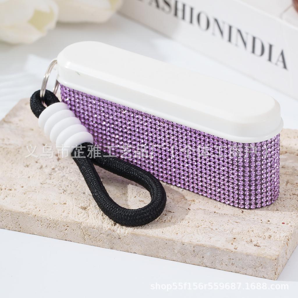 Diamond-encrusted medicine box Portable carry-on small medicine packing box 7 days a week Medicine box compartment storage box