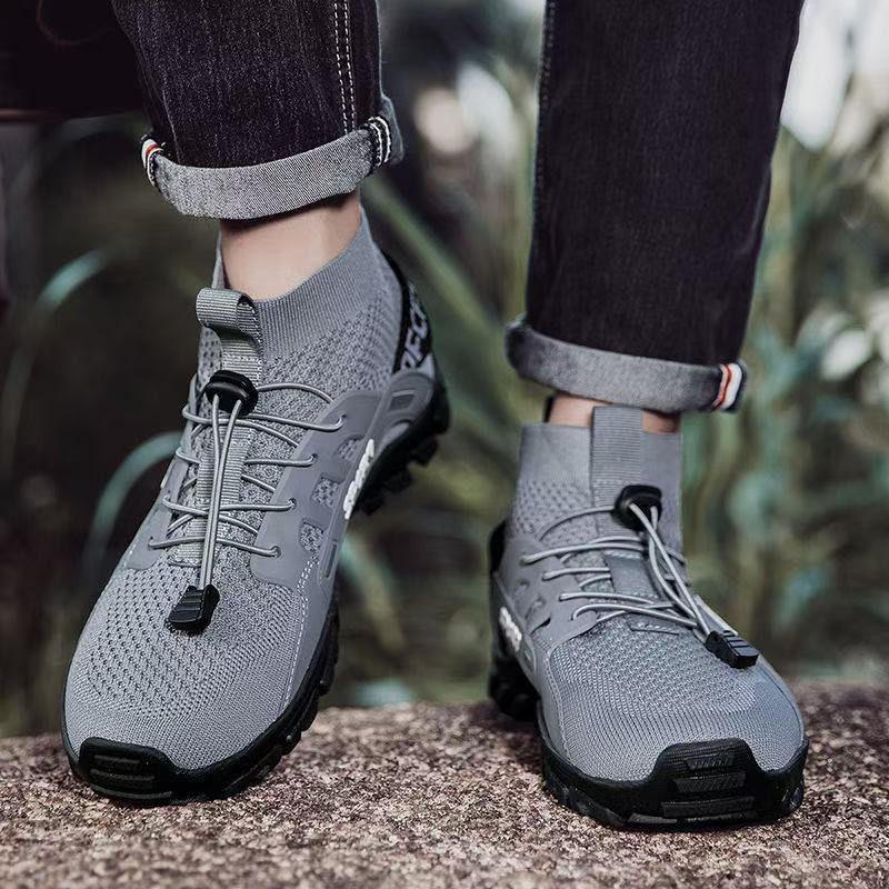 Summer Outdoor Hiking Wading Shoes for Men and Women, Fly Woven Breathable Mesh Shoes, Casual Hiking Shoes, Non-slip Quick-drying Shoes
