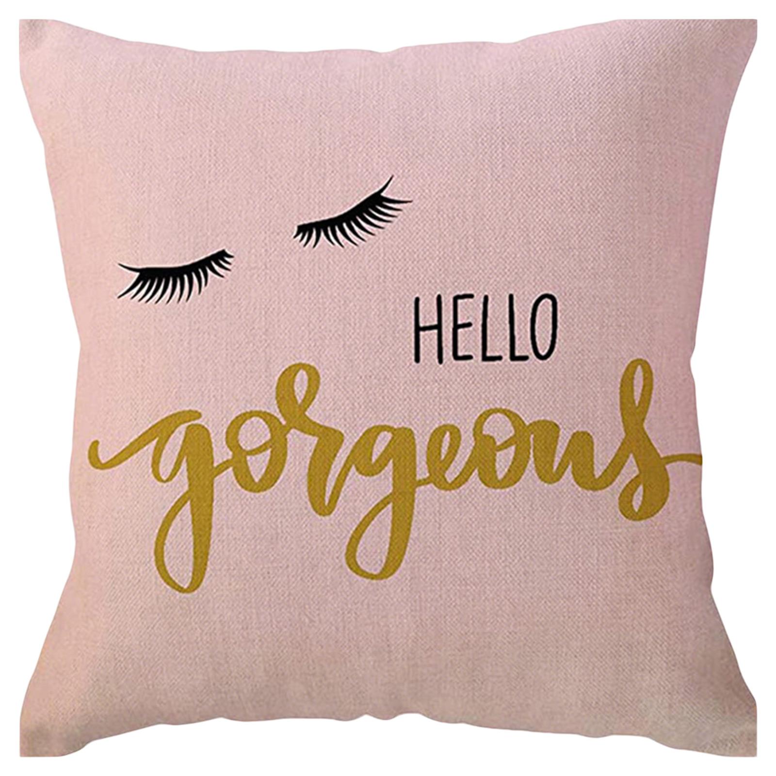 Valentine s Day Decor Pillowcases 4Pack Love Heart Printed Cushion Covers For SofaBedRed Black Pillow Cases For Home Decoration One Size 619₽