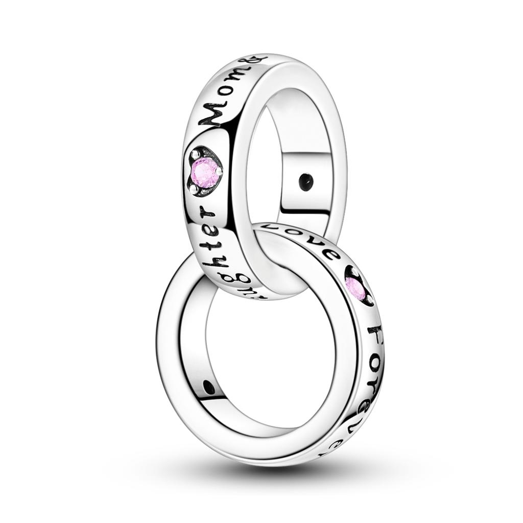 Copper Love Mother Heart Charms Beads Fit Original Bracelet Charm Diy Jewelry Gift For Woman