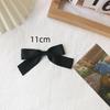 Black Bow Brooch With Ribbon And Safety Pin Simple Corsage Women'S Clothing Accessories Fashion Jewelry