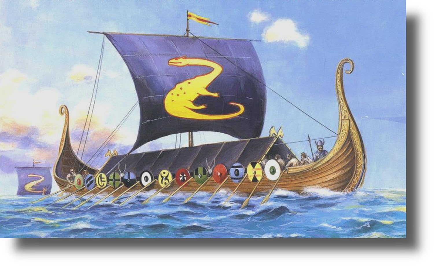 

Сема Викинг Осеберг Раскопки Корабль VIII век Пластиковая модель SME90904 1/180