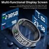 2026 COLMI R12 Smart Ring with Display Screen and Touch, Wireless Charging, Health Manager, 5 ATM Waterproof For Men Women