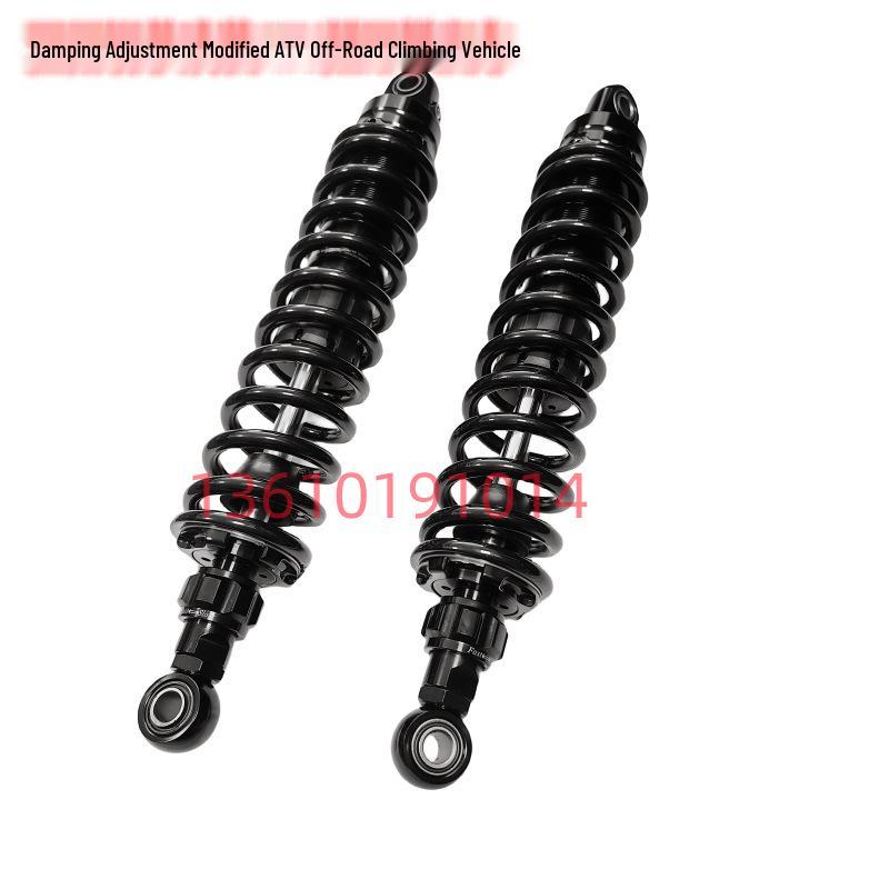 

RFY385-8.5 Adjustable Extended Stroke ATV Off-Road Shock Absorber for Climbing 4WD Karts 420mm Black Round Head