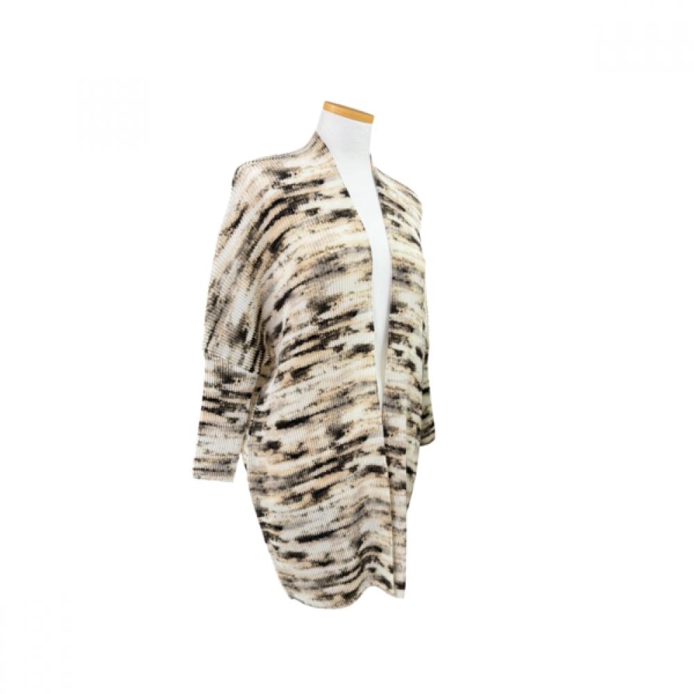 Spicio Pleats Open Long Cardigan 451 466