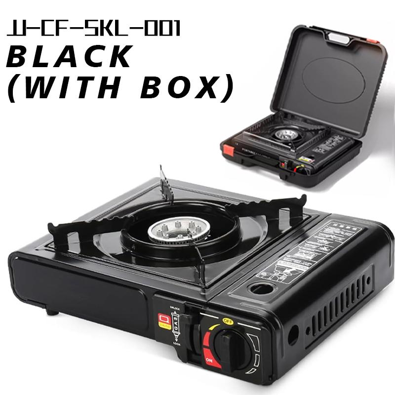 Portable Dual Fuel Camping Stove, Propane or Butane, with Carry Case, Auto Ignition Ideal for Camping Hiking BBQ and Emergencies