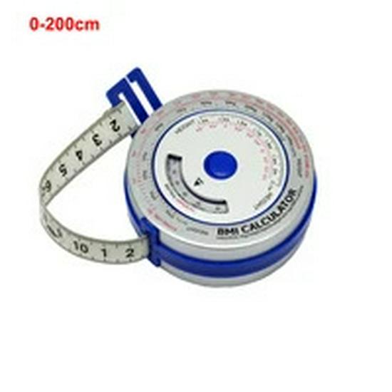 HUOTO 1.5m BMI Tape Measure, Color 3D Waist Tape with Aluminum Sheet