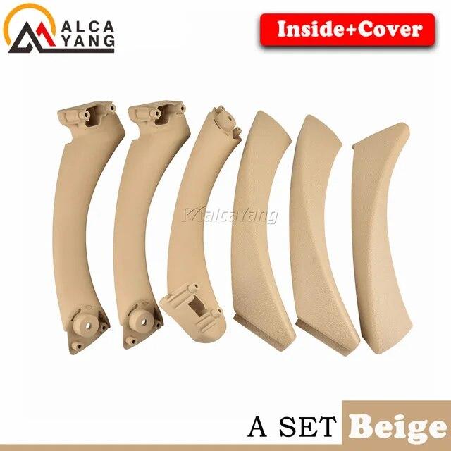 Full Set Interior Door Handles for BMW 3Series E90 E91 318 320 325 328 330 335 Part Inner Doors Panel Handle Bar Pull Trim
