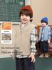 European Boys' Anti-Static Fleece Lined Winter Vest - 2025 New Style for Toddlers & Children