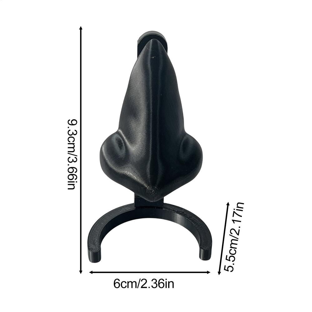 Glasses Holder Stand 3D Printed Nose-shaped Eyeglass Spectacle Creative Glasses Display Stand Desktop Home Decorations чёрный