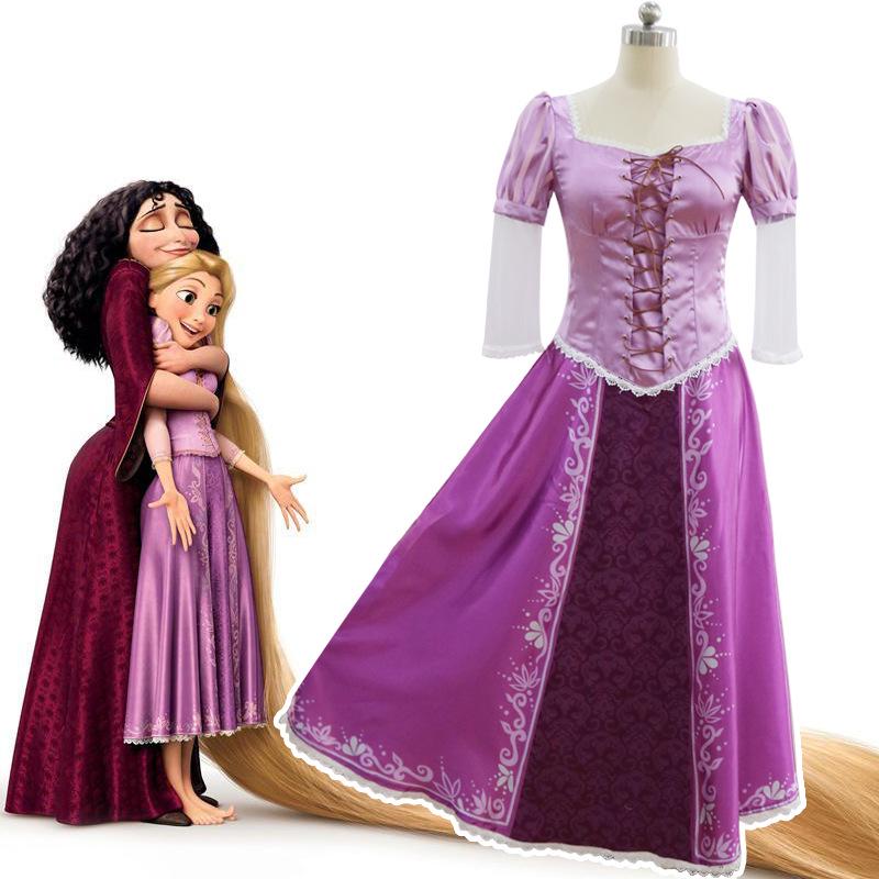 Tangled Rapunzel Cosplay Costume Princess Dress - Co-wear S Child 140