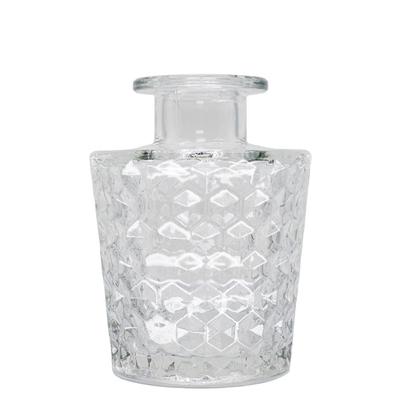 Pequeno vaso garrafa em vidro cristal