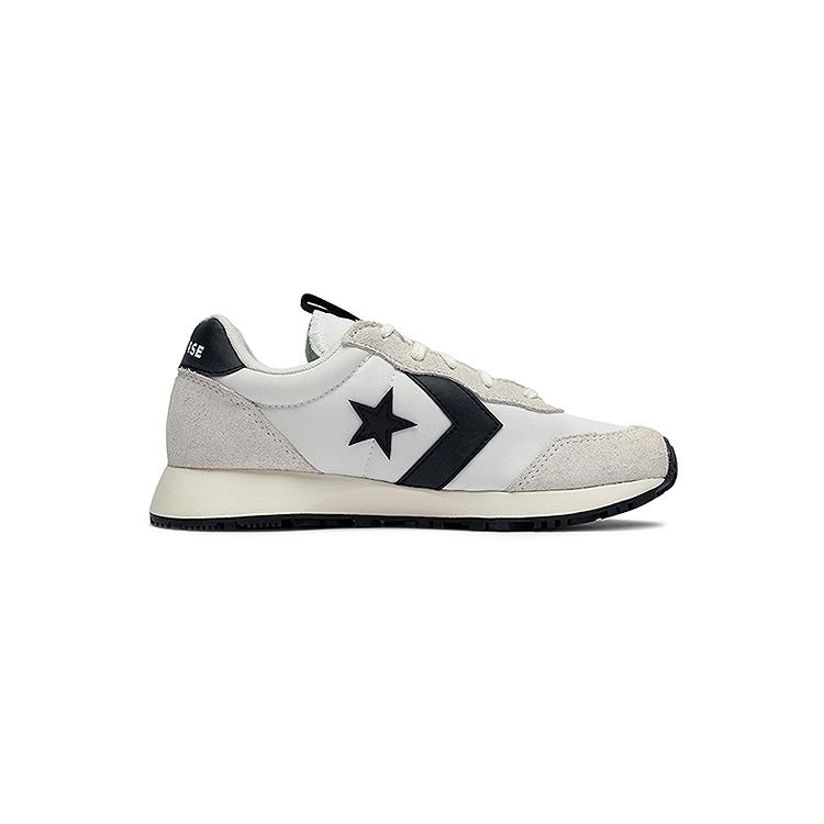Converse Omega Trainer Ox Comfortable Fashion Versatile Star Sword Mark Low Top Kids Casual Shoes Kids Sneaker White Black A15578C