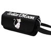 Cute Anime Sailor Moon Pencil Case Large Capacity Double Zipper Flip Pen Pouch Students