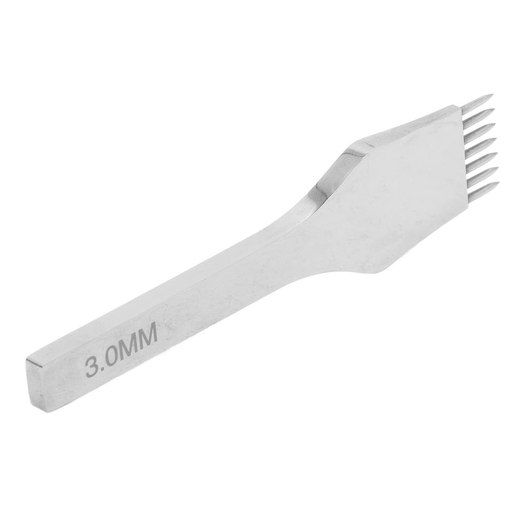 Leather Pricking Iron High Speed Steel Mirror Polished Round Cutting Leather Sewing Stamping
