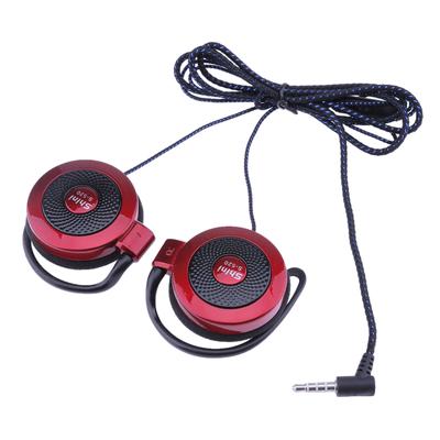 SHINI S520 3,5-mm-Kabel-Headset mit Ohrbügel, Stereo-Spiel-Sportkopfhörer mit Mikrofon für Telefon