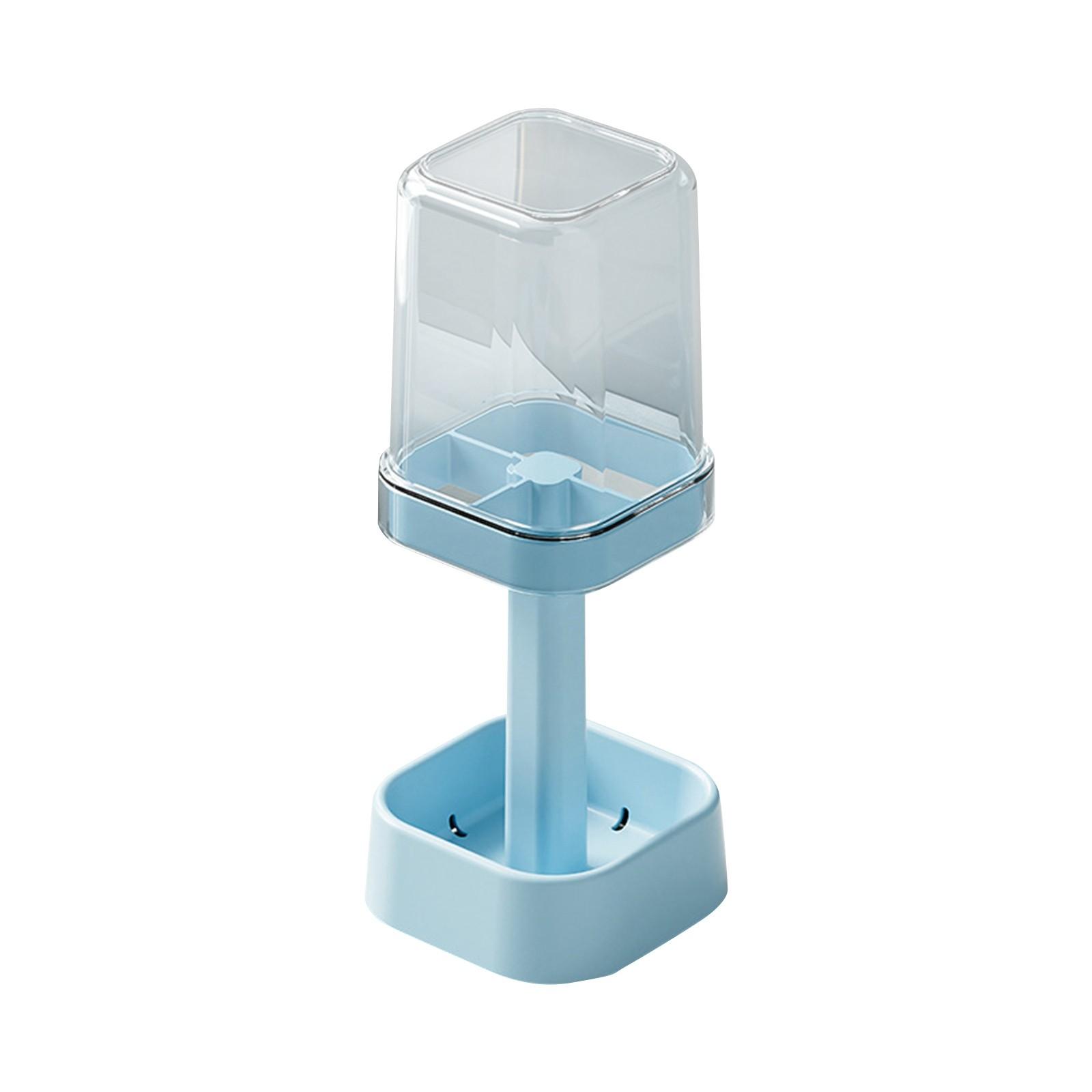 

Регулируемый держатель зубных щеток, подставка для хранения, стакан для ополаскивателя полости рта, подставка для хранения One Size синий