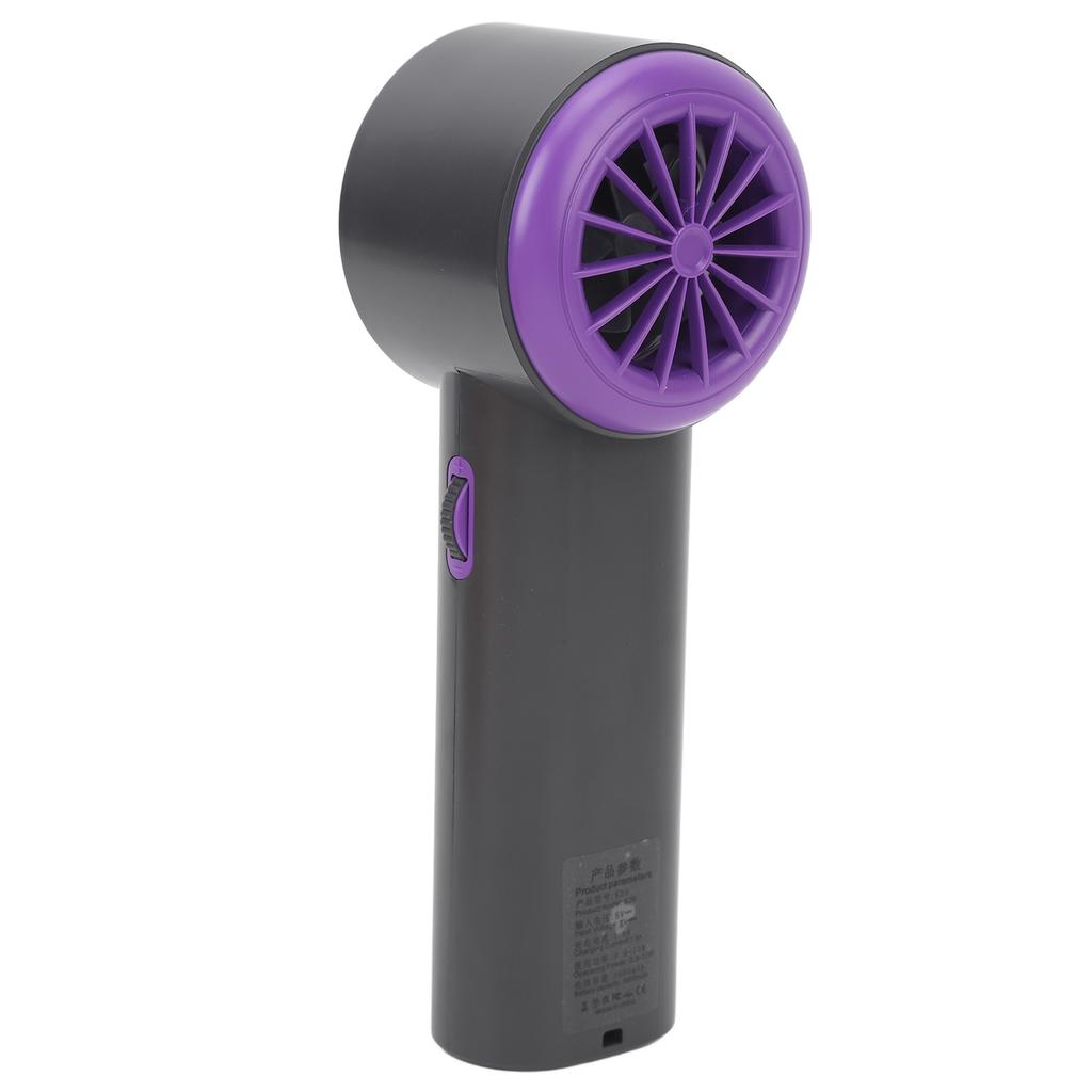 Handventilator Hohe Geschwindigkeit USB-Aufladung Tragbarer Bildschirm Mini-Ventilator mit Eiskompresse für