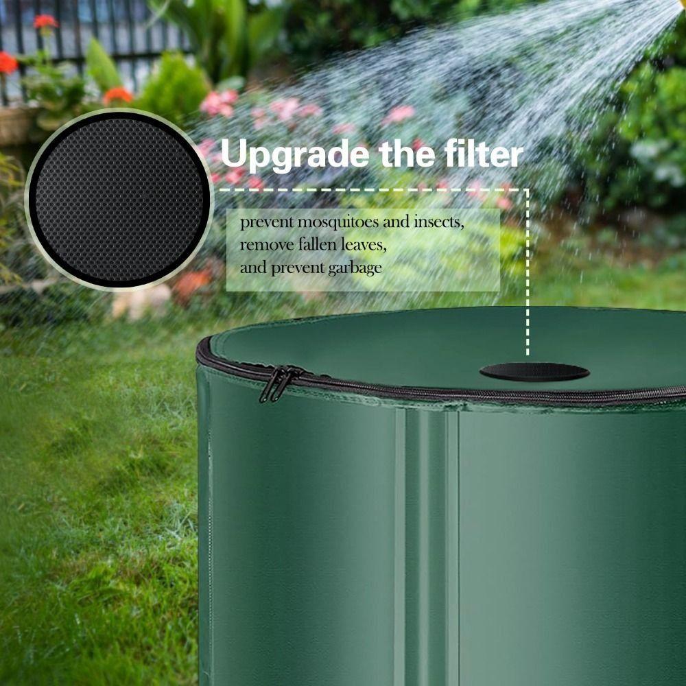 Langlebiger Gartenspeicherbehälter 50-500L Gartenwasserauffänger Gartengeräte