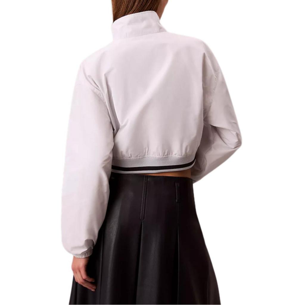 Calvin Klein Comfortable Short Casual Loose Stand Collar Long Sleeve Jacket Women Jackets 44D509G-5GE