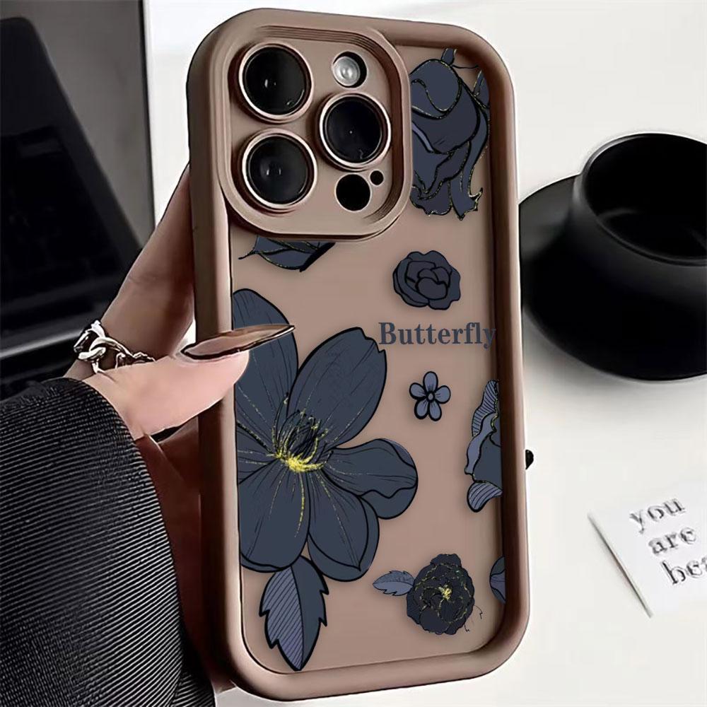 

Luxury Butterfly Roses Phone Case For Realme C85 C83 C75 C71 C67 C65 C63 C55 C53 C35 C33 C31 C30 C21 C20 C11 NOTE 80 GT 3 6 Case REALMEC21
