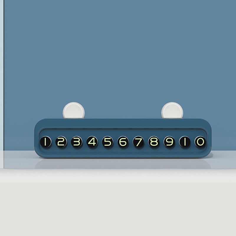 Car Temporary Parking Card Phone Number Card Plate Telephone Number Stop Luminous Parking Aid Garage Car Interior