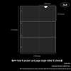 A4 Loose-Leaf Album Supplement Pages: Single, Double, Quad, and Nine-Pocket PP Card and Photo Storage