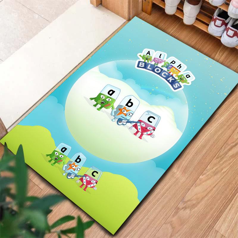 Alphablocks Carpet Rug for Living Room Bedroom Home Sofa Decoration,Kids play Nonslip Floor Mat