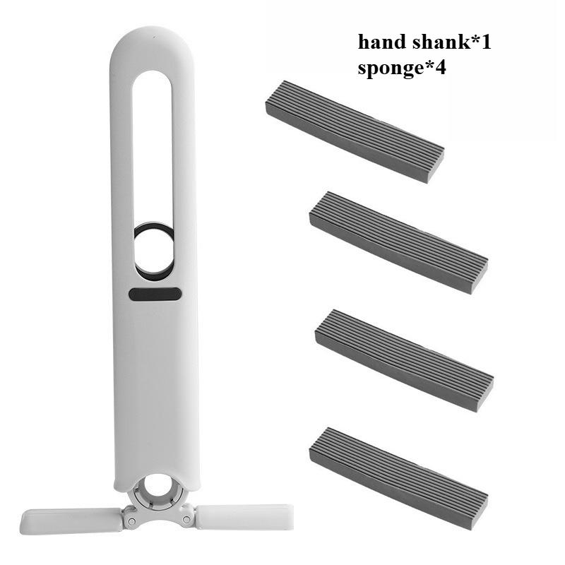 Powerful Squeeze Mini Mop Folding Home Cleaning Mops With Sponge Self-squeezing Floor Washing Mops Desk Window Car Clean Tools
