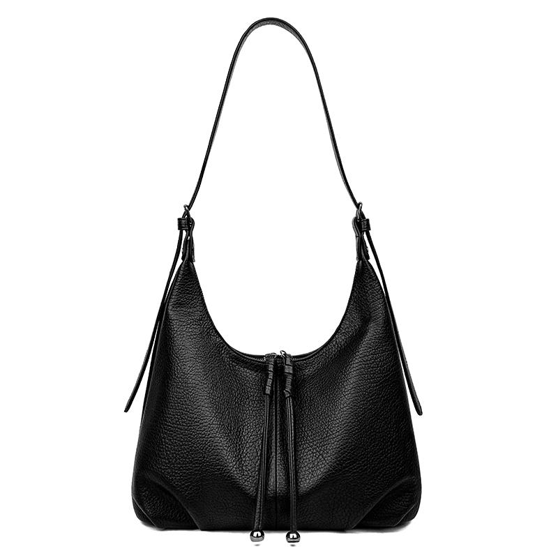 

2026 Fashi Women s PU Leather Shoulder Bags Casual Crossbody Purse for Ladies Trendy Handbag Office Work Daily Use Lightweight чёрный