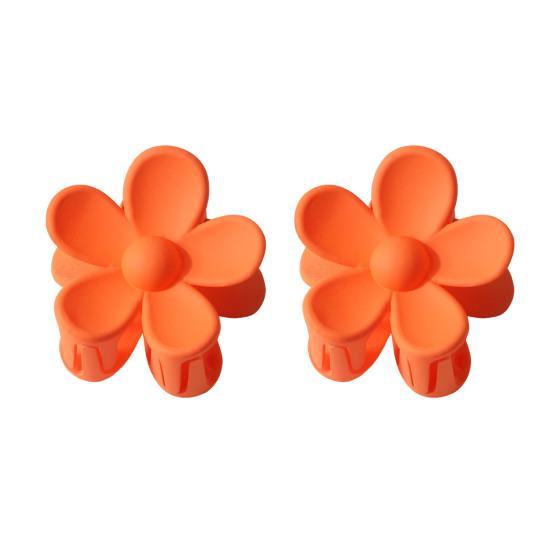 2 ks v tvare kvetu Malý pazúrik do vlasov Jednoduché otváranie Spona do vlasov na strane silného držania Plastová živicová mini sponka do vlasov Doplnok do vlasov na dennú párty