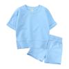 Boys' Summer 2025 Handsome Short-Sleeve Sportswear Set - Two-Piece