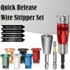 Durable Multi-Function Wire Stripper Waterproof Portable Cable Stripping Tool Set Twister Kit for Electric Drill