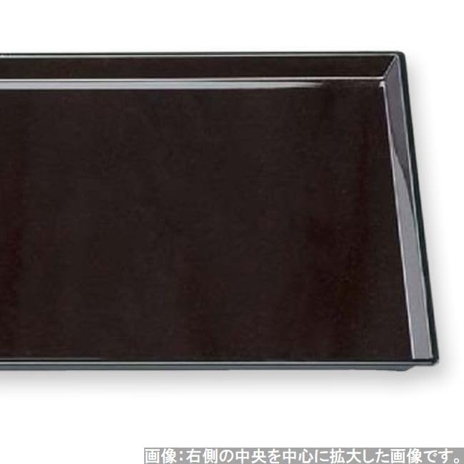 Made in Beautiful Japanese Seiryu Tamari S x 33cm x J-kitchens Placemat/Tray, Japan, Design, 5-Shaku, Plain, Pearl, (45.8cm 1.6cm)