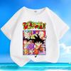 Seven Dragon Ball Printed New Style Childrens Pure Cotton Summer Shortsleeved Cartoon Roundneck Tshirt for Casual Wear