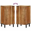 Sideboard with Shelf Brown 40 X 33.5 X 75 Cm Solid Mango Wood
