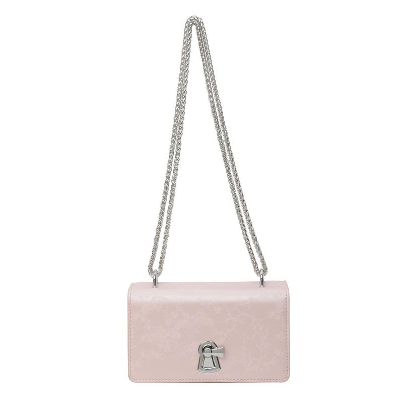 

Маленькая сумка женская новая маленькая квадратная сумка универсальная сумка через плечо Small розовый