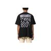 Off-White Letter Logo Print Short Sleeve T-Shirt Men Tops Black OMAA038S23JER0071001