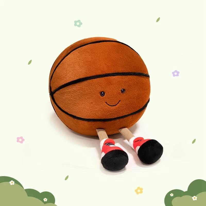 25cm Ultima Bambola da Basket e Calcio Giocattolo di Peluche Imbottito di Simulazione Cartone Animato Anime Bambola Carina Regalo per ragazzi e ragazze per Divertimento Bambola