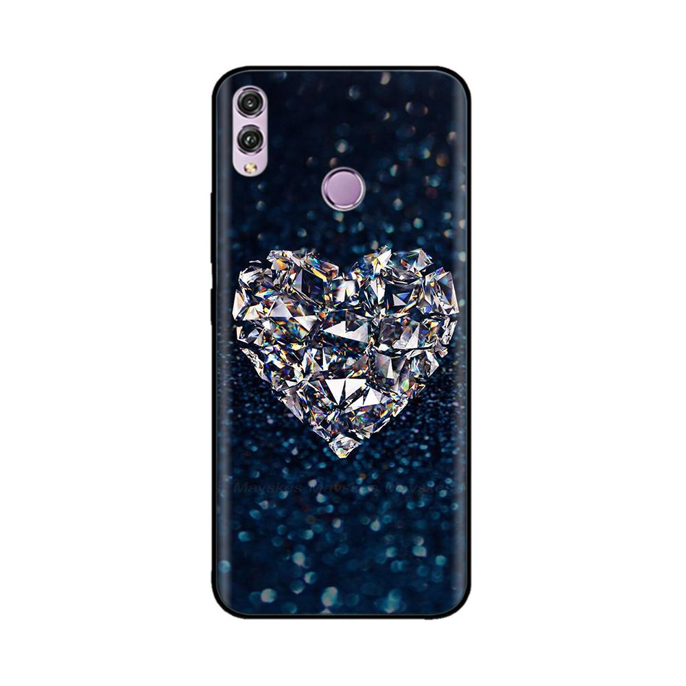 For Huawei Honor 8X Case Silicon Soft TPU Cartoon Painted Back Cover Phone Case for Huawei Honor 8X 8 X Honor8x Cases Bumper