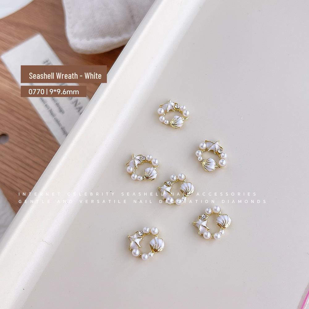 Mixed Nail Art Rhinestones: 12 Grids of Mini Colorful Irregular Champagne White Horse Eye Flat Back Rhinestones