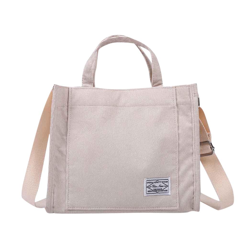 

Chic Solid Color Corduroy Square Small Tote Bag Fashiable Shoulder Crossbody Bags for Woman Work School Party Travel Daily Use бежевый
