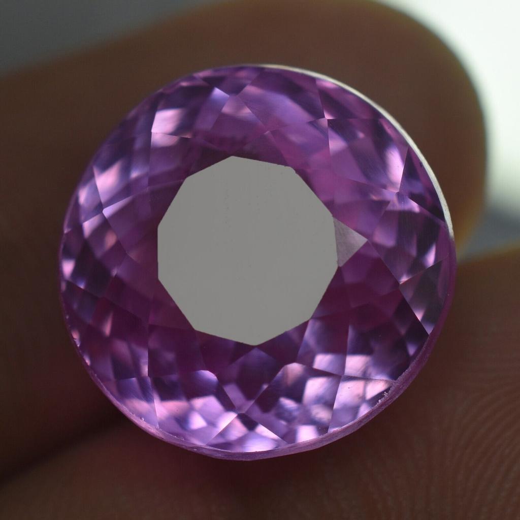 Precious Loose Pink SAPPHIRE 19.35 Ct Natural   Round Cut Gemstone