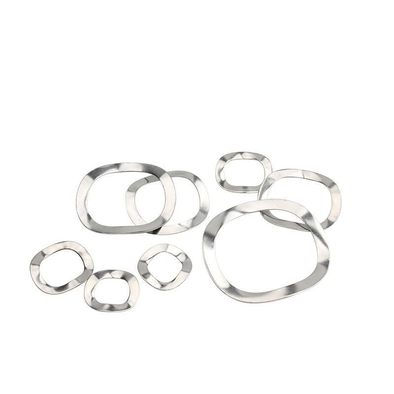 M3 M4 M5 M6 M8 M10 M12 M14 M16 M19 ~M51 Wave Washer 304 Stainless Steel Bearing Shafts Three Wave Crest Type Spring Washer