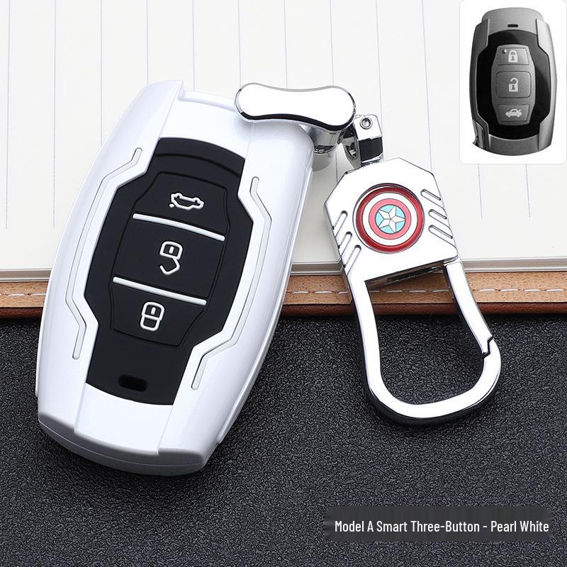 BYD Marvel Car Key Pouch - Fashionable Buckle Remote Shell & Personalized Decor