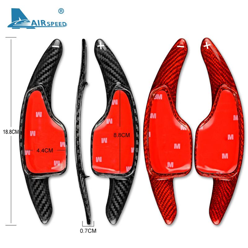 Real Hard Carbon Fiber For Chevrolet Camaro 2016 2017 2018 2019 2020 2021 2022 2023 Car Steering Wheel Paddle Shifter Sticker