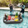 Multi-Function Swimming Pool Floating Tray Multi-Hole Drink Floating Tray  Swimming Pool