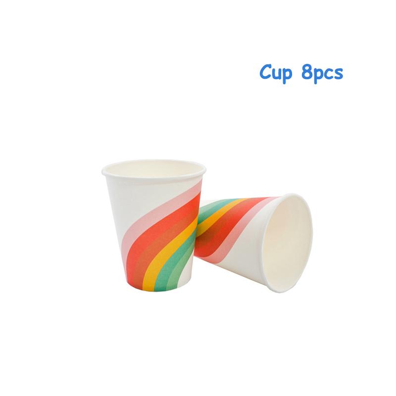 Environmental Theme Blue Sky And White Cloud Party Tableware Paper Plate Cup Balloon Birthday Baby Shower Wedding Decor Supplies